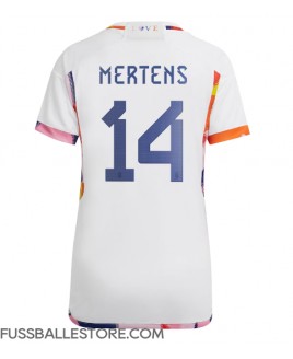 Günstige Belgien Dries Mertens #14 Auswärtstrikot Damen WM 2022 Kurzarm